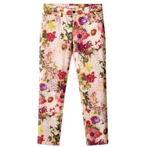 Tory Burch Izzy Floral Skinny Jeans 29